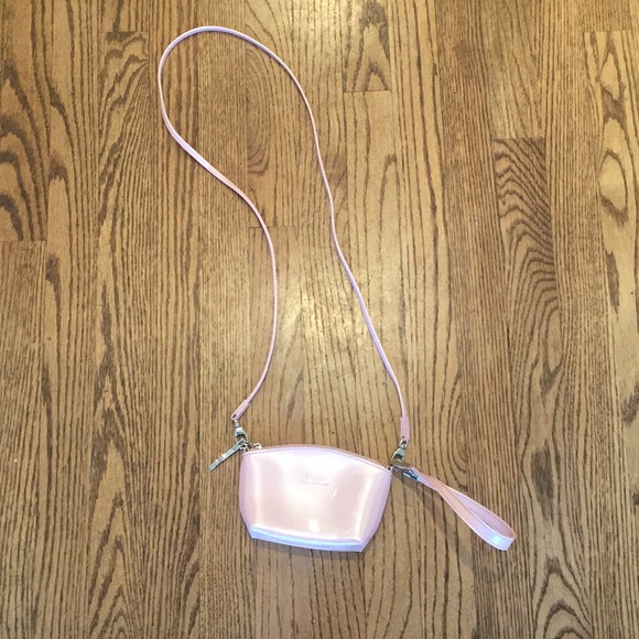 Beijo Handbags - Beijo pink pearlescent convertible mini crossbody